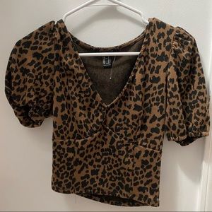NWOT CHEETAH SHIRT